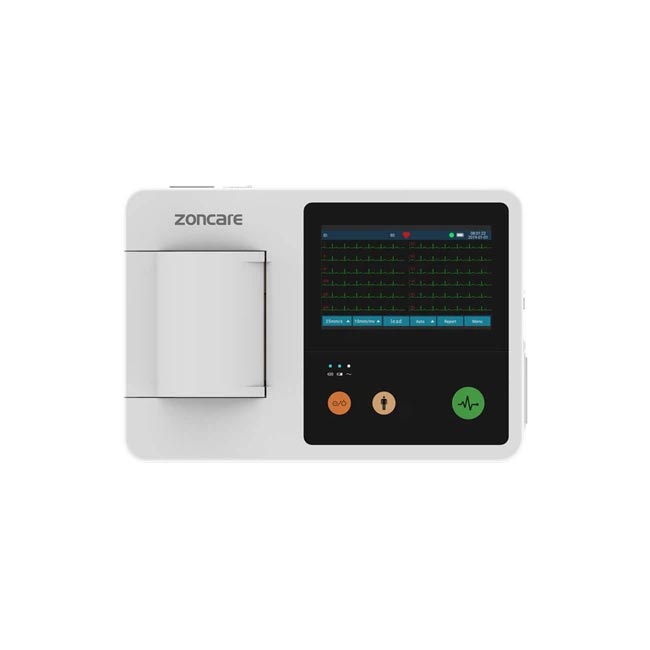 zoncare-3ch-e10 دستگاه نوار قلب سه کانال زونکر مدل E10